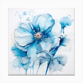 Blue Flowers Canvas Print