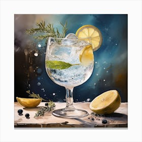 Gin And Tonic 8 Canvas Print