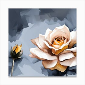 Delicate Floral Canvas Print