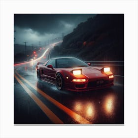 HONDA NSX 1991 photorealistic Canvas Print