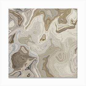 Banded Calcite Canvas Print