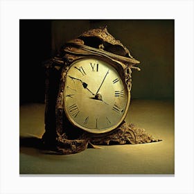 Clock Canvas Print