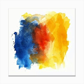 Abstract Watercolor Background 7 Canvas Print