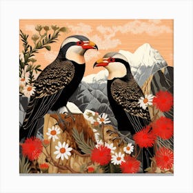 Bird In Nature Crested Caracara 4 Canvas Print