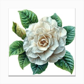 White Gardenia 2 Stampe su tela