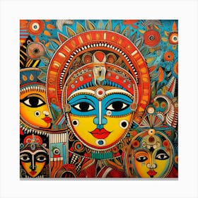 Indian By Person Canvas Print