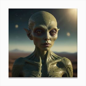 Alien World Canvas Print