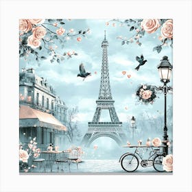 Paris Eiffel Tower 17 Toile