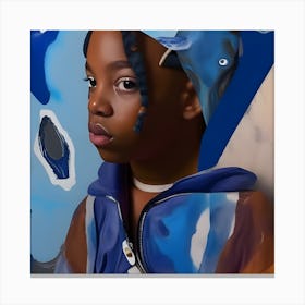 'Blue Girl' Canvas Print