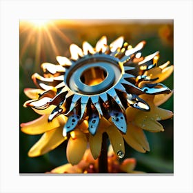 Sunflower Flower Canvas Print