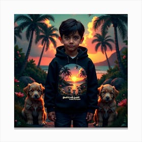 'The Dogs' Canvas Print