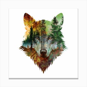 Wolf Head 3 Canvas Print