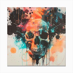 Skull Painting 24 Canvas Print