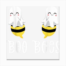 Boo Bees Ghost Bees Halloween Costume Funny For Womens Canvas Print