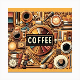 Coffee and Creativity 7 Canvas Print