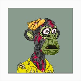 Zombie Monkey 1 Canvas Print