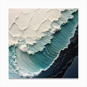 Abstract Wave - Abstract Wave Stock Videos & Royalty-Free Footage Canvas Print