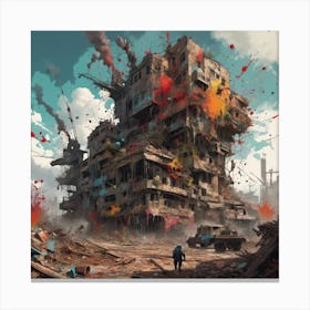 Apocalypse City Canvas Print