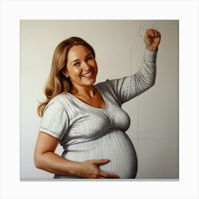 Pregnant Woman 1 Canvas Print