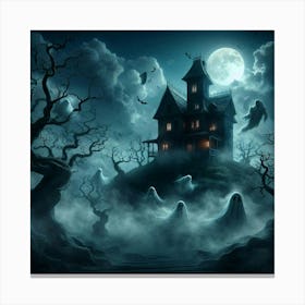 Haunted House Canvas Print