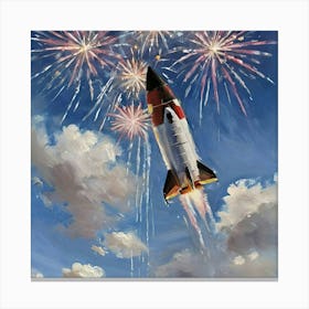 Fireworks Canvas Print