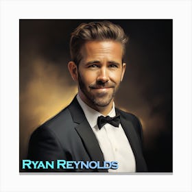 Ryan Reynolds 3 Canvas Print