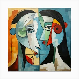 Brushstrokes Genius Elegance Stile Picasso Canvas Print