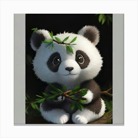 Panda Bear 9 Canvas Print