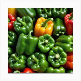 Colorful Peppers 23 Canvas Print