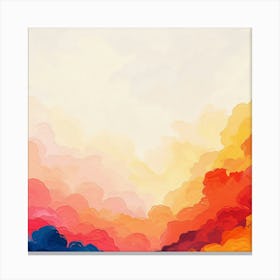 Abstract Watercolor Background Canvas Print