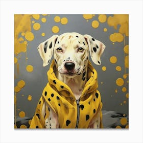 Dalmatian dog art 1 Canvas Print