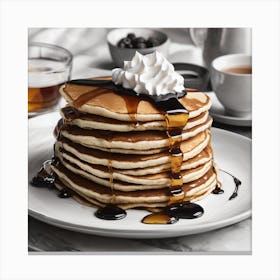 Pancakes With M1 Canvas Print
