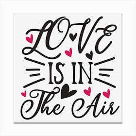Love Is In The Air Canvas Print