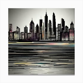 Cityscape Canvas Print 3 Canvas Print