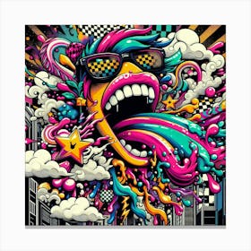 Psychedelic Art 50 Canvas Print