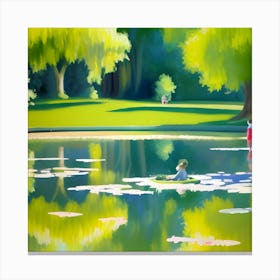 Lily Pond 2 Canvas Print