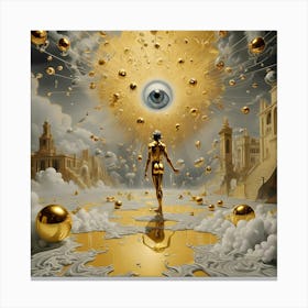 Golden Eye 1 Canvas Print