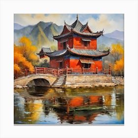 Chinese Pagoda 3 Canvas Print