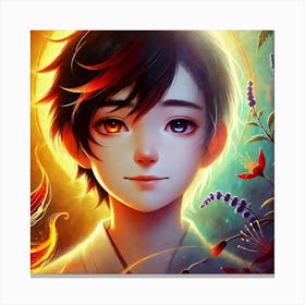 Kaida Zoya Children Closeup Portrait Canvas Print