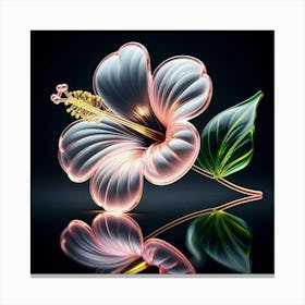 Hibiscus Flower Canvas Print