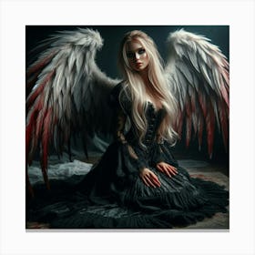 Angel With Wings 2 Canvas Print