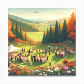 Thanksgiving 3 Canvas Print