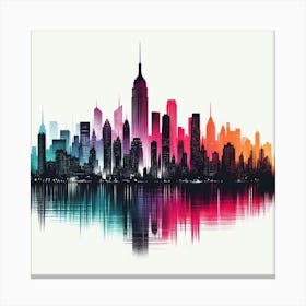 New York City Skyline 15 Canvas Print
