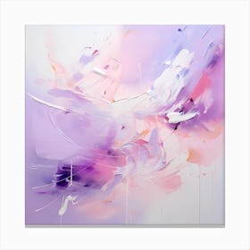 Cotton Candy Dreams: Abstract Serenity Canvas Print