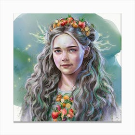 Fairytale Girl Canvas Print