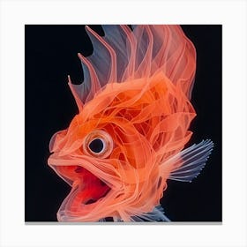 Flamingo Fish 1 Canvas Print