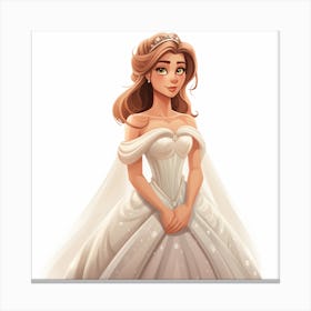 Princess Cinderella Canvas Print