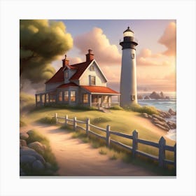 Lighthouse 7 Canvas Print