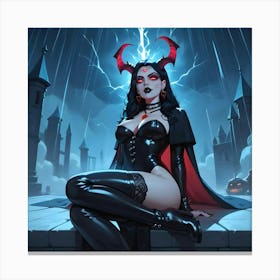 Maleficent Canvas Print