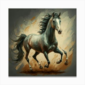 Horse Painting Canvas Print